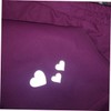 DOITOOL 1 Roll Reflective Heart Pattern Iron Heat Transfer Vinyl