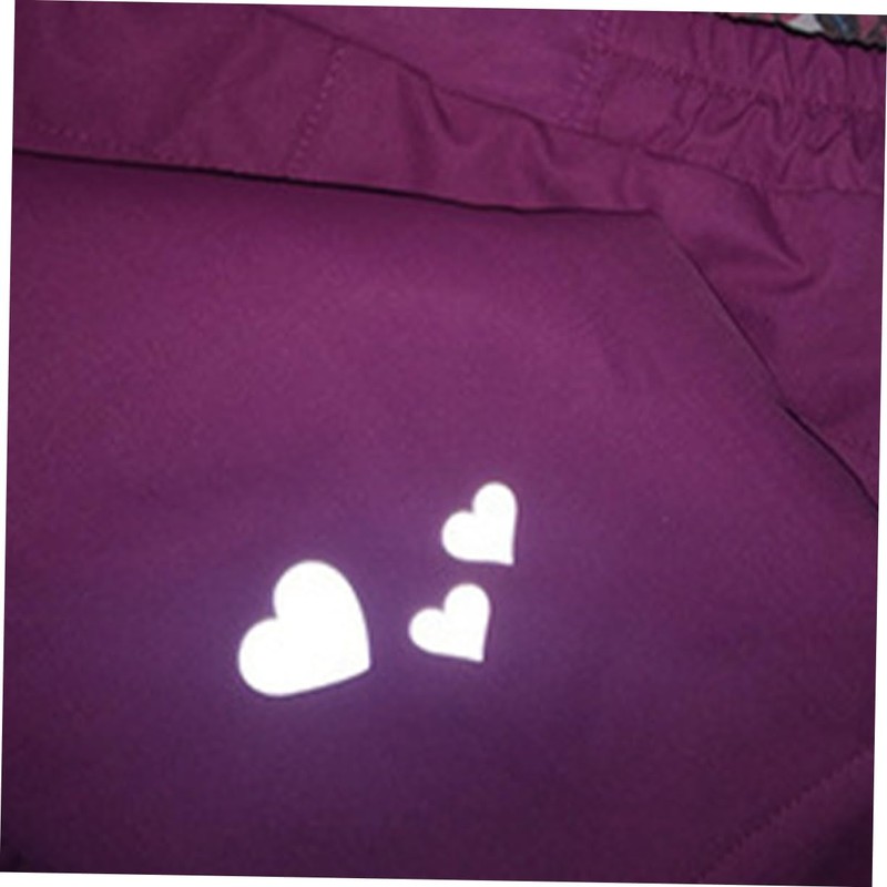 DOITOOL 1 Roll Reflective Heart Pattern Iron Heat Transfer Vinyl