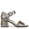 Vionic Women's Chardonnay Heeled Sandal, Pewter Leather, 8