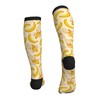 FATTTYCY Yellow Banana Compression Socks 15-20 mmHg For Women And