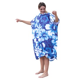 Catalonia Surf Poncho Changing Towel Robe - Quick-Dry Microfiber Hooded Beach Cover Up, Summer Absorbent Wetsuit Change Robe for Men and Women, Ideal for Surfing, Swimming, Pool, Camping, and Water