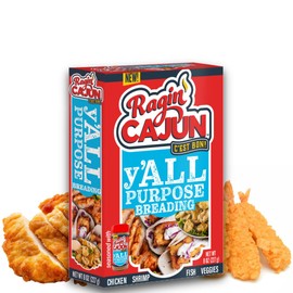 Ragin' Cajun y'ALL Purpose Breading Mix (Pack of 1) - Bold Flavors - Simple Quick and Easy - Great on Everything