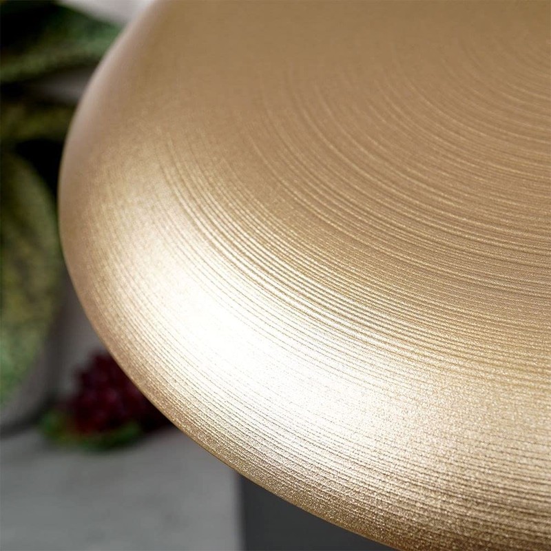 Vilde Dinner Plate Flat Glass Gold 21 cm