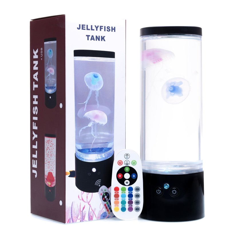 Bluecaps Jelly Fish Lava Lamp Aquarium Sensory Lamp for All