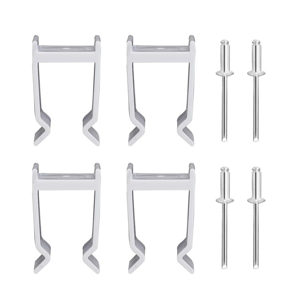 Jerbor Pontoon Top Bimini Clips for Boat Bimini Top Square