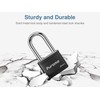 Puroma Keyed Padlock with 2 Keys Alike, 1.8 Inch Locker
