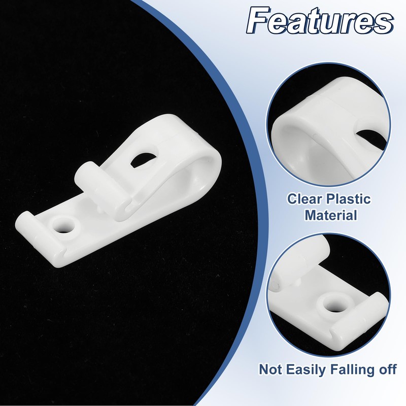 sourcing map 2Pcs 50x15mm Roller Shade Chain and Cord Hold