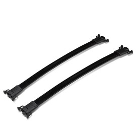 DNA MOTORING PT-ZTL-8050 Pair Aluminum Car Roof Rack Cross Bars Compatible with 10-17 Equinox/Terrain,Black