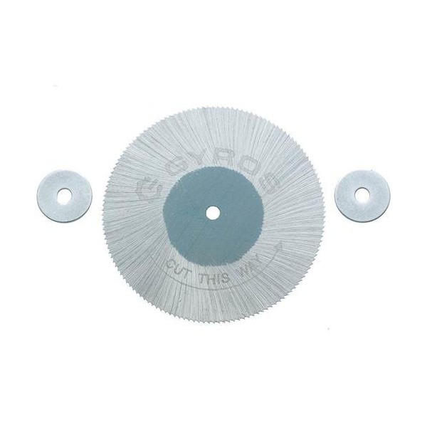 Gyros Mini Circular Saw Blade, Fine-Teeth 2 Inches in Diameter with 140 Teeth Per Inch for Cutting of Wood, Plastic, and Soft Metals. Compatible with Most Rotary Tools. 81-12015