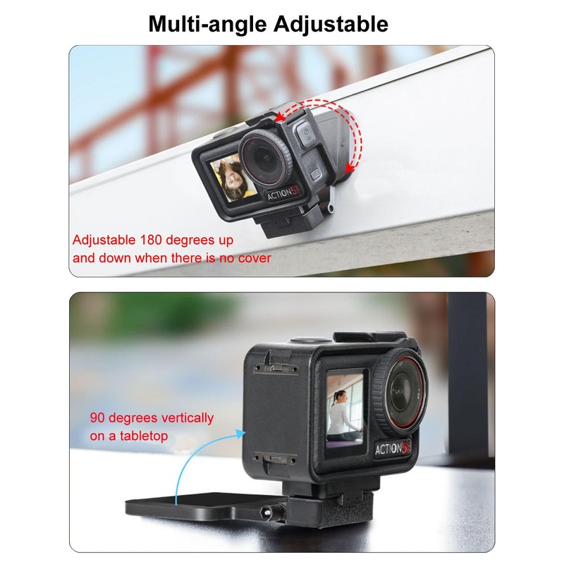 JOLOESLOS Magnetic Stand Base for DJI Osmo Action 5 Pro/4/3,