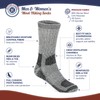 Buttons & Pleats Wool Socks for Men Women Merino Thermal