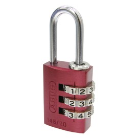 Japan Lock Service ABUS Variable Padlock 145 20 mm Red