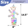 Hopearl Glowing Dancing Unicorn Toy Repeats What You Say Talking