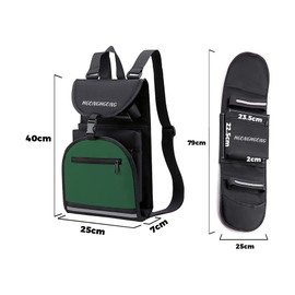 HG HGONG Skateboard Rucksack Skateboard Backpack Skateboard Bag Nylon Bag Skateboard Cover Skateboard Storage Bag Carrying Case Large Capacity Multi-functional Backpack Backpack Shoulder Protective
