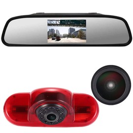 Super HD Reversing Camera Set Replacement for Fiat Talento/Scudo 220 270/Renault Trafic/Master II/Primastar/Interstar/Opel Vivaro Surf Concept/Life/Combo/Vauxhall/Movano X70 Kasten/Peugeot Expert