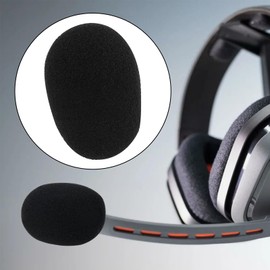 ECSiNG 5pcs Gaming Headset Microphone Pop Filter Foam Cover 28x40mmx10mm Compatible with Astro A10 A20 A30 A40 A50