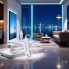 White DC5V USB LED Dimmer Extension Cable with On/Off Switch