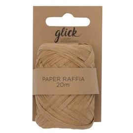 20M Kraft Brown Paper Raffia Ribbon, Kraft Brown Paper Raffia Ribbon for Gift Wrapping, Arts and Crafts Kraft Brown Paper Raffia Ribbon