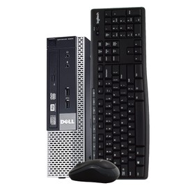 Dell Optiplex 9020 Ultra Small Desktop Computer PC (Intel Core i5-4570S, 8GB Ram, 256GB Solid State SSD, WiFi, Bluetooth, HDMI Win 10 Pro (Renewed)