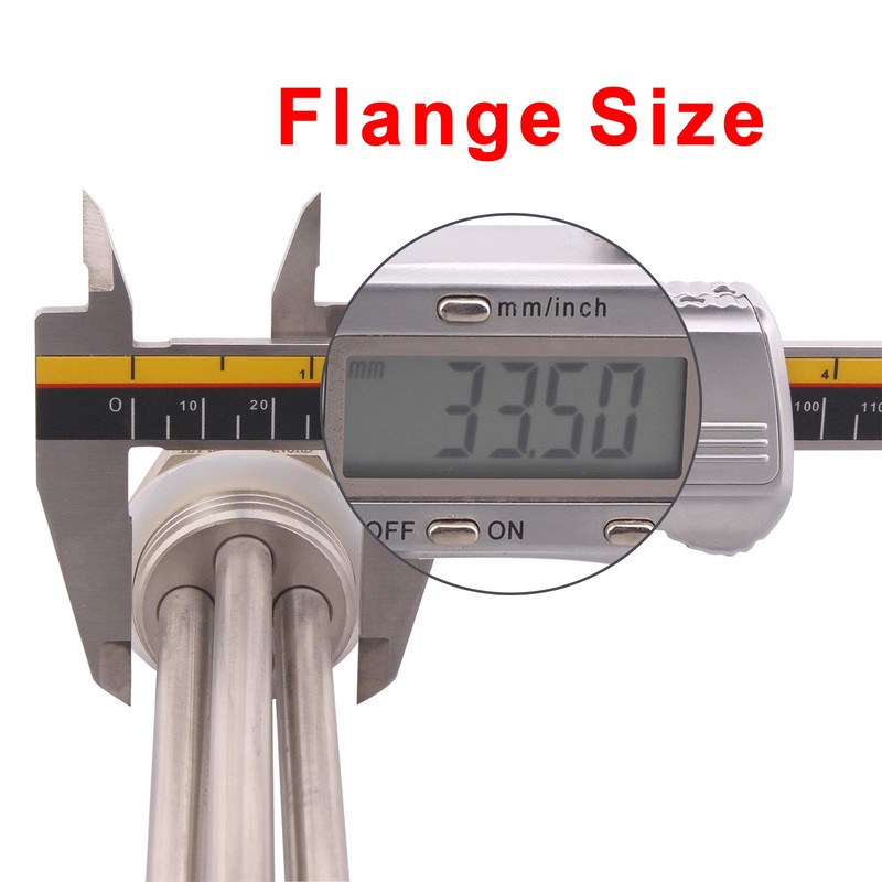 DERNORD 24V 600W DC Submersible Water Heater Element Stainless Steel