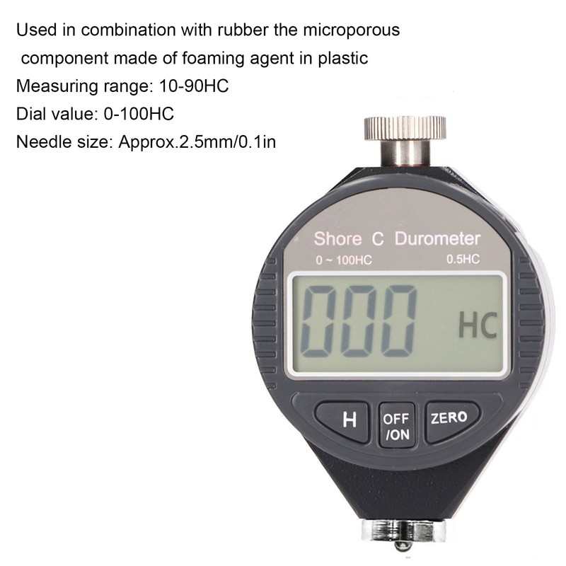 Digital Hardness Tester Portable Durometer Wide Measuring Range Hardness Test