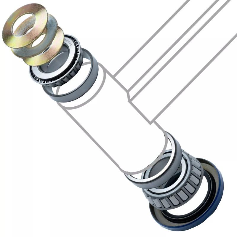 HD Switch Fork Caster Bearing Rebuild Kit Gravely PM144 PM148