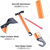 Azarxis Camping Tent Stake Hammer Peg Mallet Remover Puller Driver