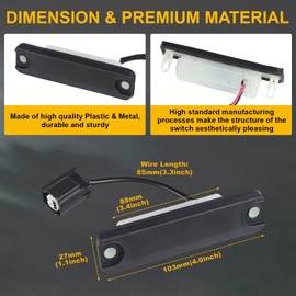 901-725 Liftgate Release Switch Fit for 2003-2018 Toyota 4Runner Back Door Opener Switch Replace 84840-35010