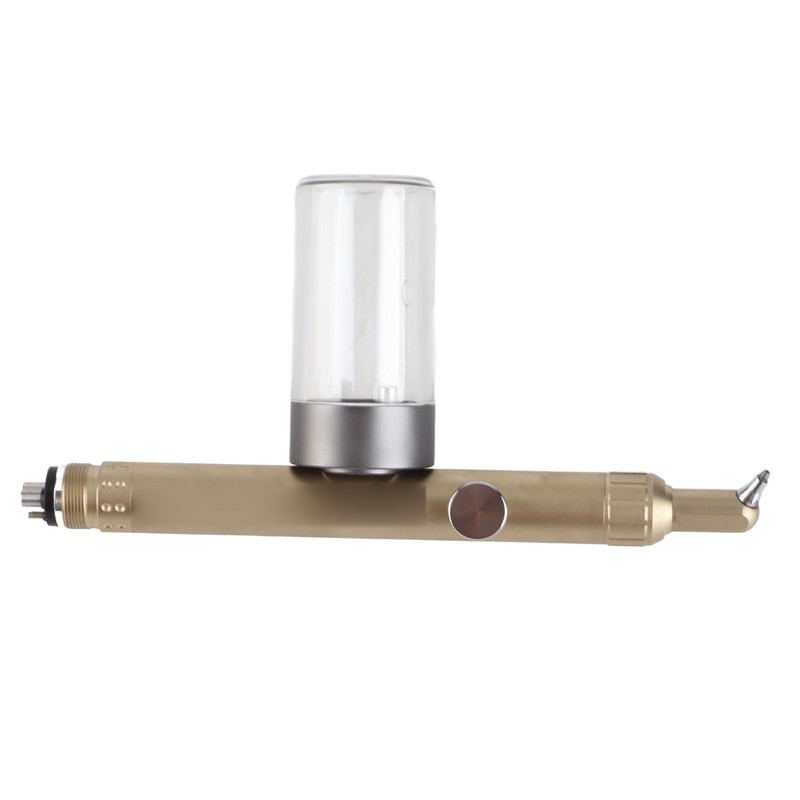 Dental Sandblasting Polisher Stainless Steel 360° Rotating Nozzle Dental Cleaning