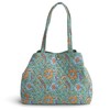 Vera Bradley Premium Cotton Hathaway Tote, Gemstone Paisley