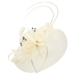 Women Fascinator Hat Flower Feather Headband Flapper Pillbox Hat Bowler Mini Top Hat Hair Clips Race Derby Ascot Hat Bridal Wedding Headdress Headpieces Hair Accessories for Evening Party Prom Church