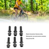 6PCS Bike Stem Bolts Titanium Alloy M5x20mm Bike Handlebar Stem