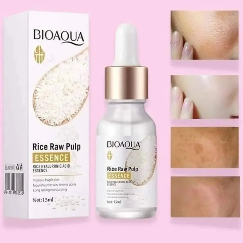 Serum De Arroz Bioaqua Acido Hialuronico Reduce Poros 15ml