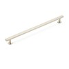 Schaub, Heathrow Pull, 12" Center-to-Center, Brushed Nickel 563