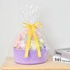 ABenkle Small Woven Basket, Empty Tiny Shallow Storage Basket, Mini