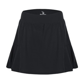 beroy Women Quick Dry and Breathable Cycling Skirt Shorts Padded Bike Skorts Pantskirt with Pockets(L,Black)