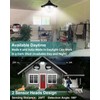 AEQ Solar Shed Light Outdoor Indoor 3000LM Solar Lights Daytime