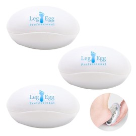 3 PCS Egg-Shape Foot Grinder, Portable Manual Callus Remover for Hard Skin, Durable Pedicure Tool, Foot Grater for Dead Skin Removal, Smooth Feet Care, Ideal for Home and Travel
