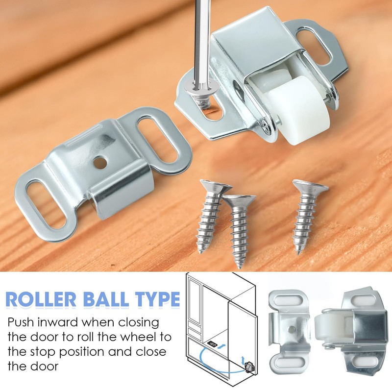 Mailbox Replacement Roller Catch Latch, Durable Roller Catch Latch with