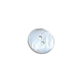 AIMALL Natural Shell Buttons - 20PCS Round Two-Hole White Buttons for Shirts, Knitwear, and Crafts - 9 Sizes from 9mm to 25mm