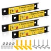 8” Magnetic Tool Holder with Screws, 4 Pack Magnetic Strips