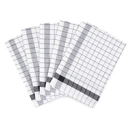 Ross - Exclusive - 5 x Tea Towels - Cotton - Linen - Set (Black)