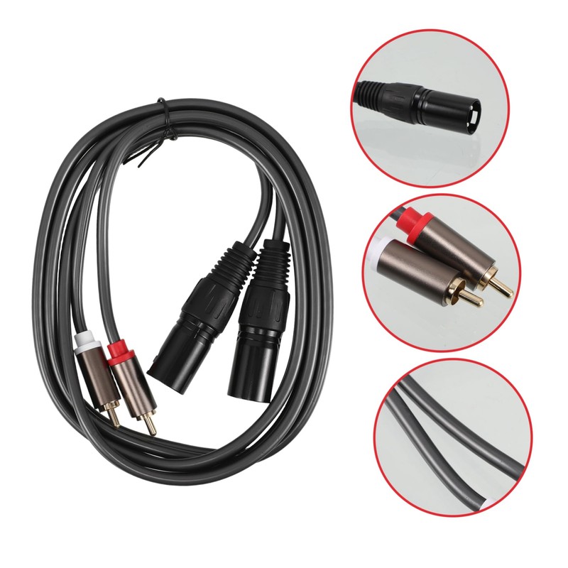 Levemolo Dual RCA to Dual XLR Audio Cable Balanced Signal