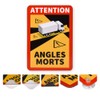 Angles Morts sign for France, sticker or magnetic, with truck