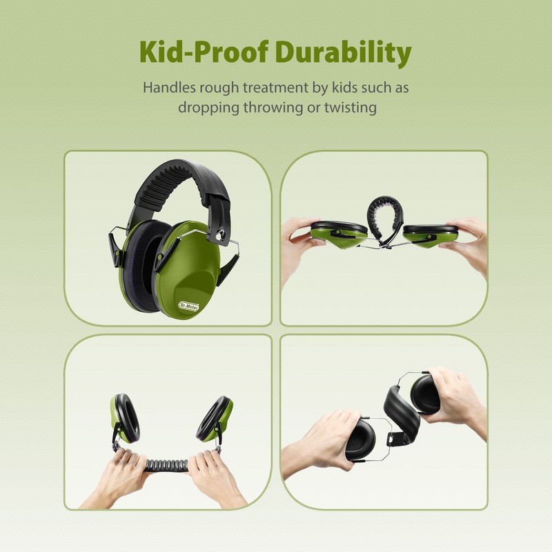 Dr.meter Ear Defenders Children, Children Ear Defenders SNR 27dB Protective
