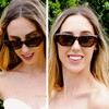 Gafas de sol Mid Cat Eye Retro Leopard Rim -