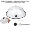 TMKEFFC Smoking Cloche Dome Cover 10 inch Lid for Smoke
