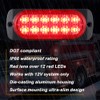 AT-HAIHAN Pack of 2 Aluminum Housing Red LED Trailer Stop