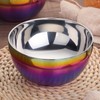 Dongbo Stainless Steel Cereal Bowls: Metal Soup Bowl Sets of