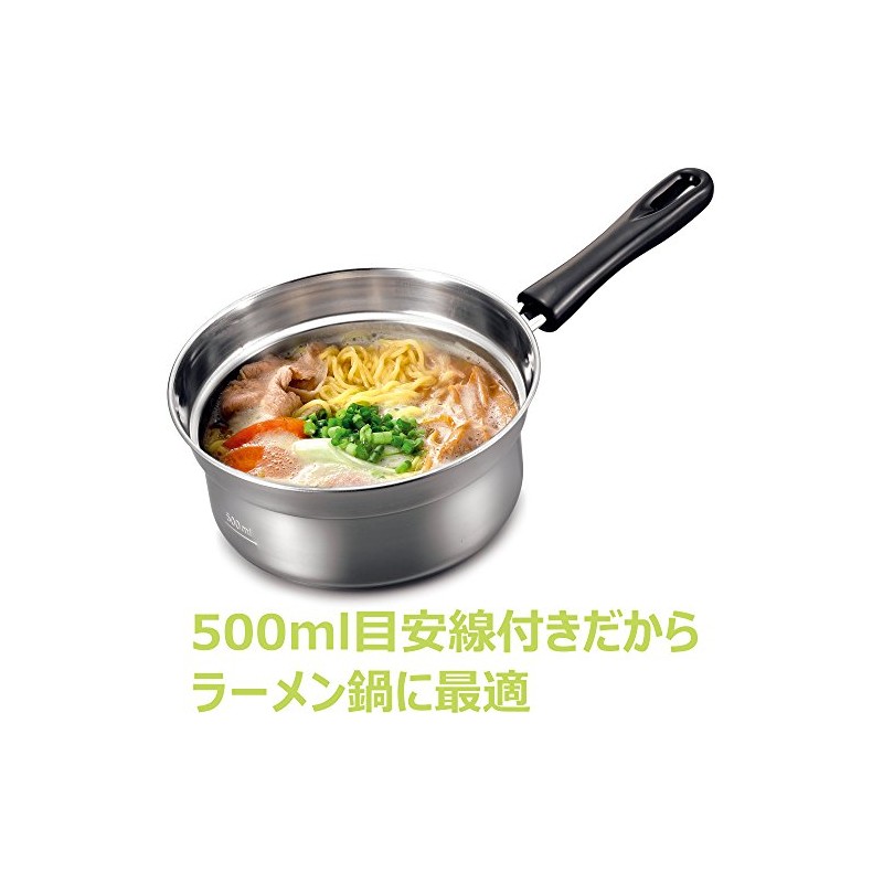 ヒロショウ ステンレス製 片手鍋 クレール 16cm CLP-16S